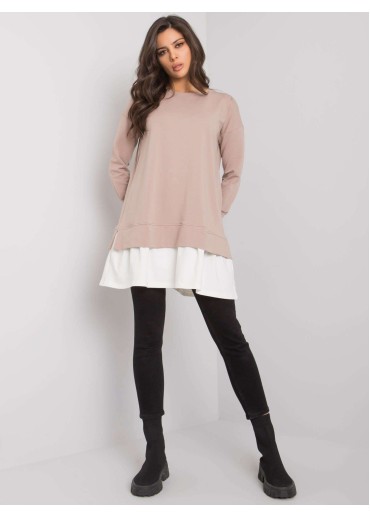 Béžovo hnedá tunika