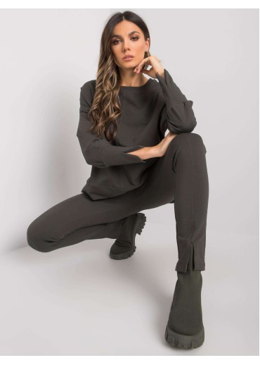 Khaki zelená tepláková súprava