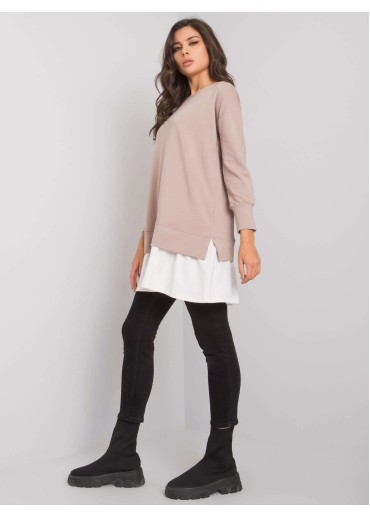 Béžovo hnedá tunika