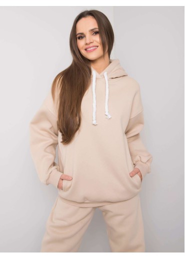 Béžovo hnedá tepláková súprava