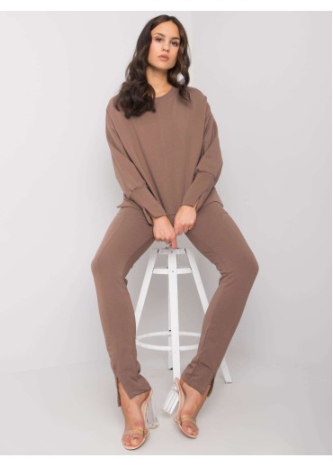 Hnedá tepláková súprava