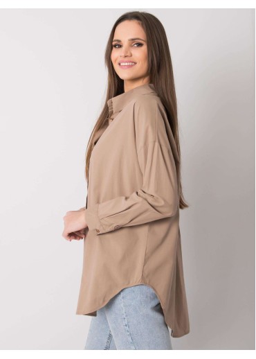 Béžovo hnedá košeľa