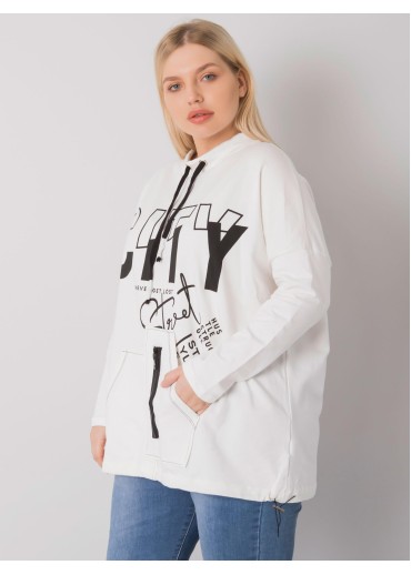 Smotanovo biela mikina