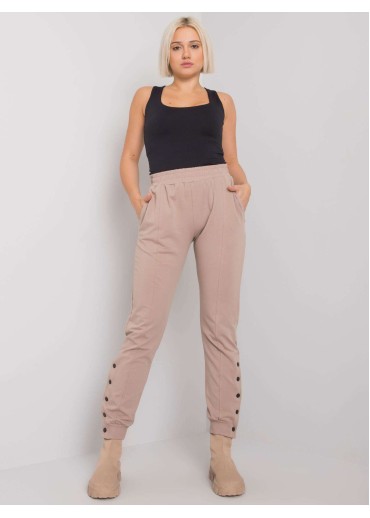 Béžovo hnedé tepláky