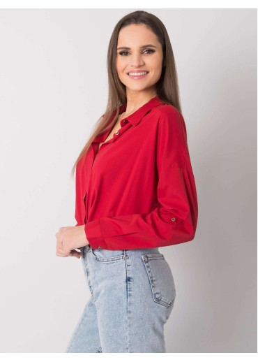 Bordovo červená košeľa