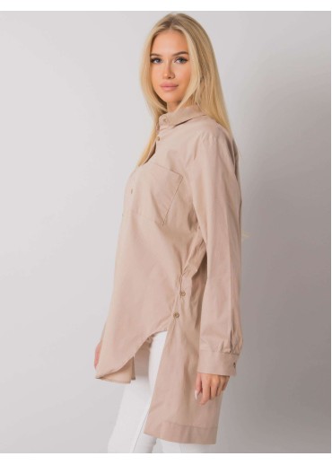 Béžovo hnedá košeľa