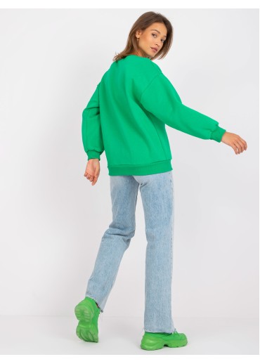 Zelená basic mikina