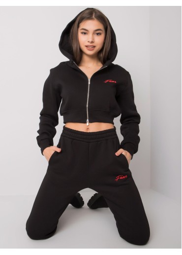 Čierna tepláková súprava