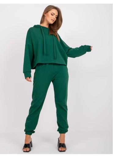 Tmavozelená tepláková súprava