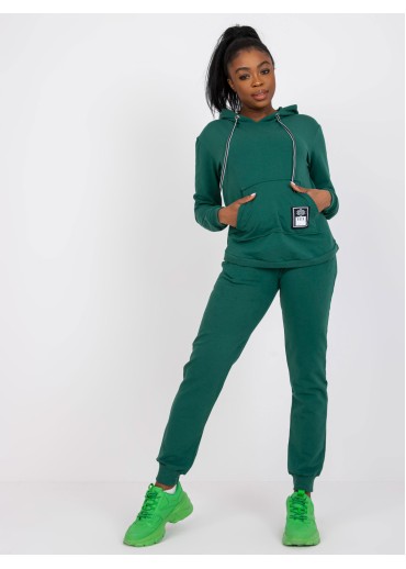 Tmavozelená tepláková súprava