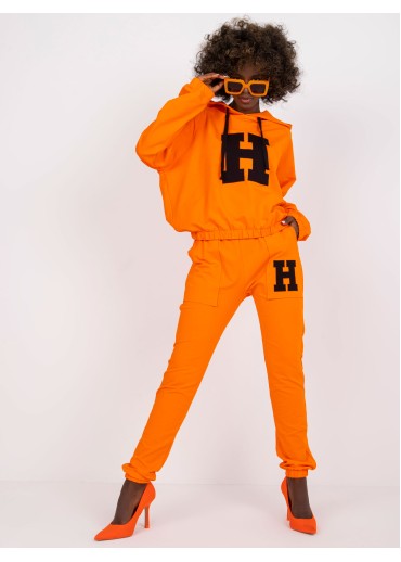 Oranžová tepláková súprava