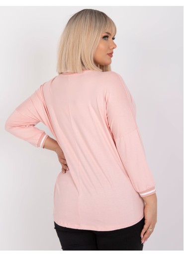 Púdrovo ružové tričko