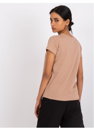 Hnedé basic tričko