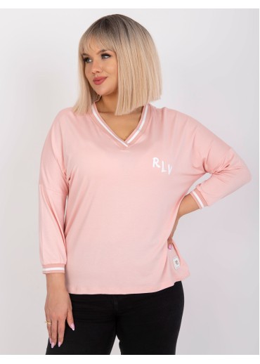 Púdrovo ružové tričko