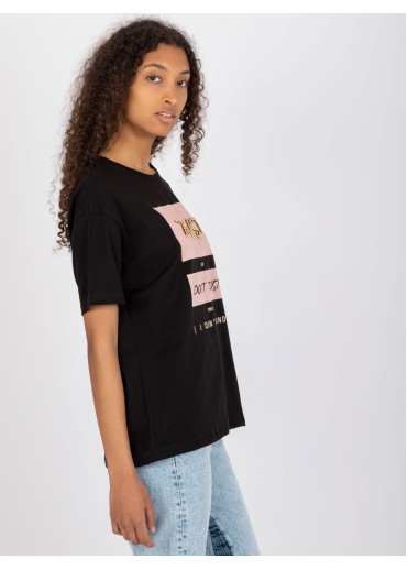 Čierne basic tričko