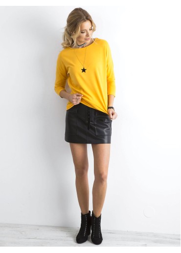 Karamelovo hnedé basic tričko