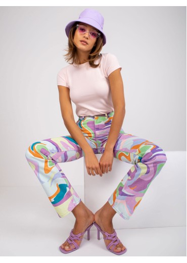 Púdrovo ružové basic tričko