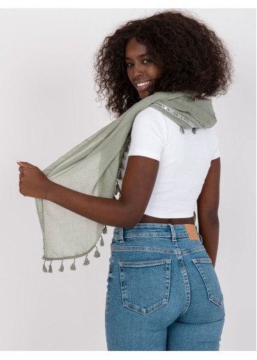 Khaki zelená šatka