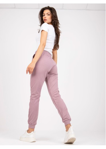 Tmavopúdrovo ružové tepláky