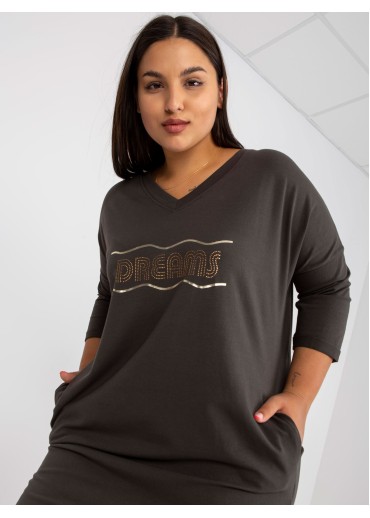 Khaki zelená tunika