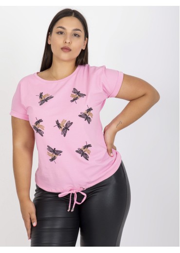 Ružové tričko vážky