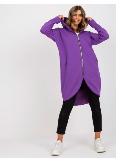 Khaki zelená predĺžená mikina