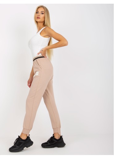 Béžovo hnedé tepláky