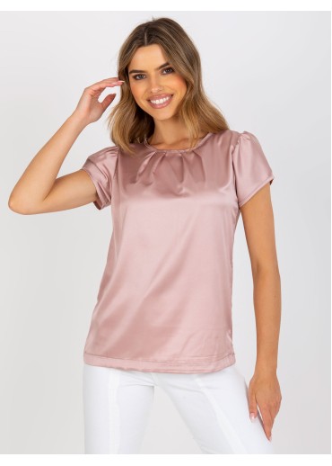 Púdrovo ružová blúzka