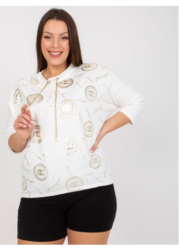 Smotanovo biele tričko s potlačou