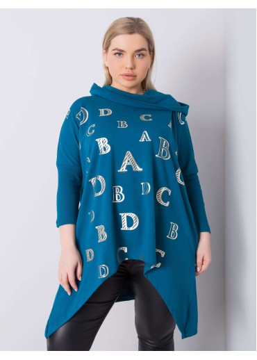 Zelená tunika s kapucňou