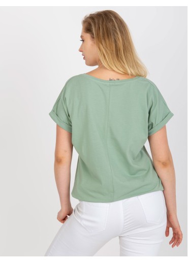 Zelené tričko s potlačou