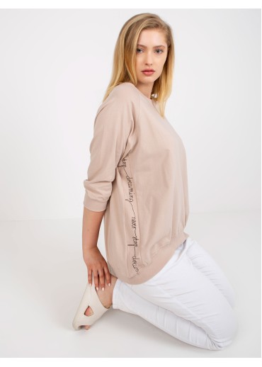 Béžovo hnedá tunika