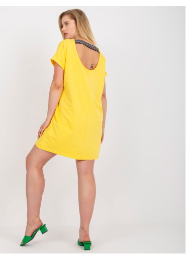 Žlté predĺžené tričko