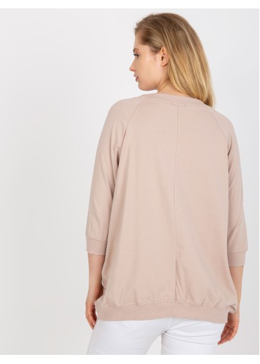 Béžovo hnedá tunika