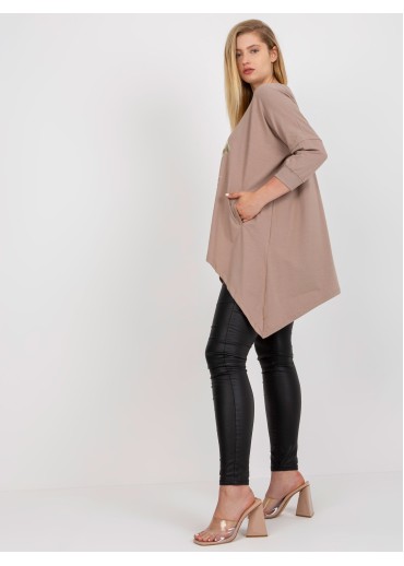 Béžovo hnedá tunika