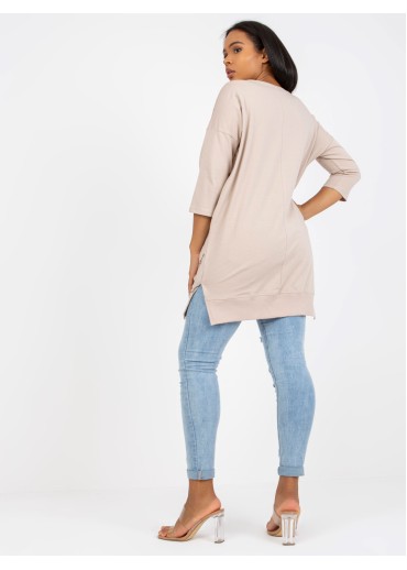 Béžovo hnedá tunika