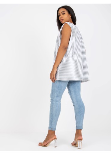 Svetlomodrý pruhovaný top