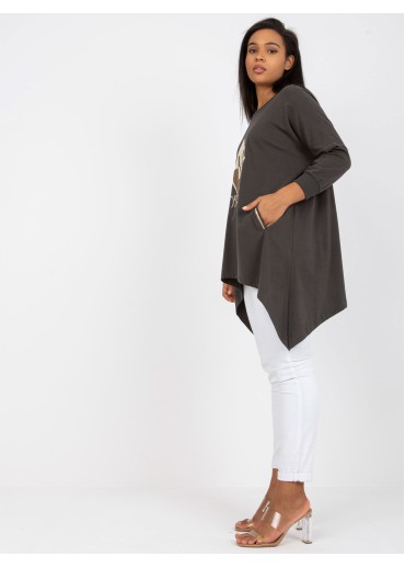 Khaki zelená tunika