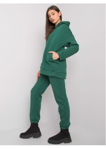 Tmavozelená tepláková súprava