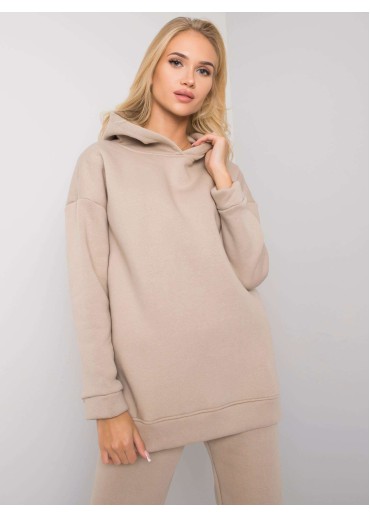 Béžovo hnedá tepláková súprava