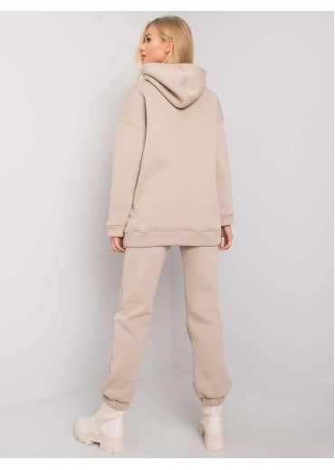 Béžovo hnedá tepláková súprava