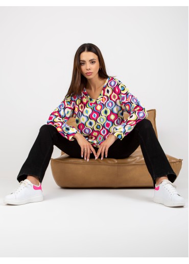 Ružové vzorované tričko