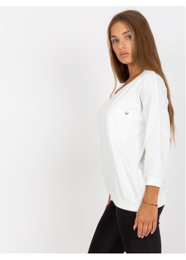 Smotanovo biela mikina