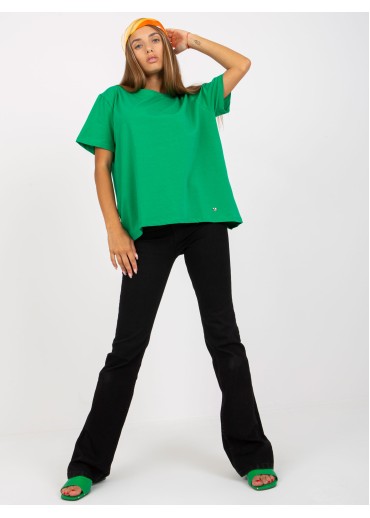 Zelené asymetrické tričko