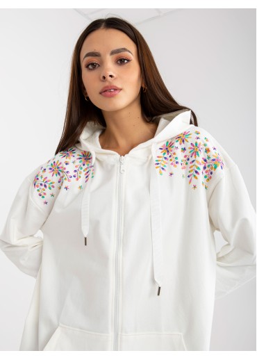 Smotanovo biela mikina