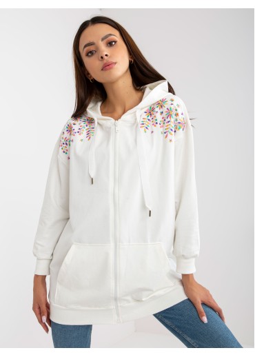 Smotanovo biela mikina