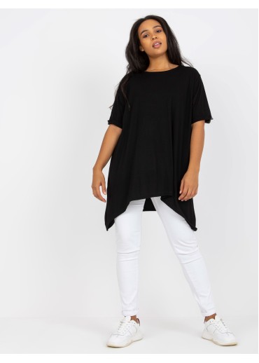 Čierna tričková tunika