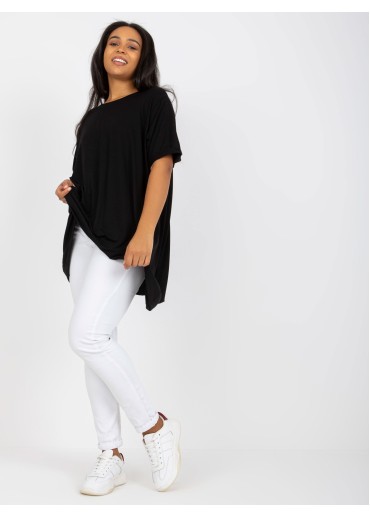 Čierna tričková tunika