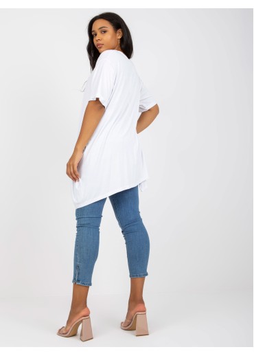 Biela tričková tunika
