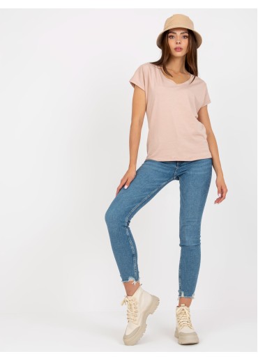 Béžovo hnedé tričko